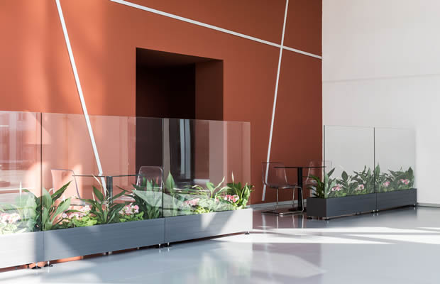 Horeca Glass windbreak